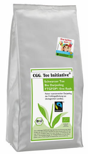 Darjeeling FTGFOP1  First Flush Tee-Initiative®,  schwarzer Tee