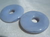 Chalzedon-Donut blau, 40mm